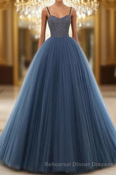 Beading Ball Gown Long Semi Formal Prom Dress,Popular Evening Dress,Fashion Winter Semi Formal Prom Dress